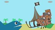 ¡Los piratas están en peligro! Un tiburón monstruoso persigue su barco y quiere comérselo. Tienes que defenderte de la bestia: sólo tienes que hacer clic en cualquier parte […]